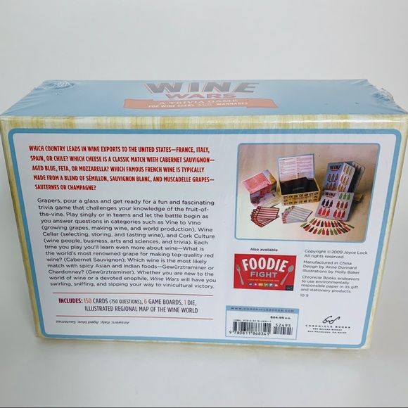 Giftable Trivia Game WINE WARS Game - Picture 10 of 14